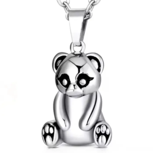 cute bear urn pendant close up